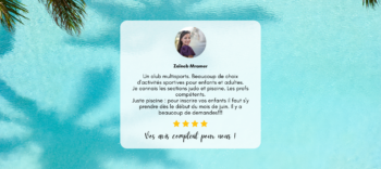bannière pour donner un avis google