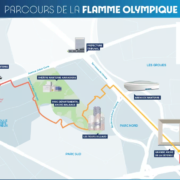 Parcours de la flamme Olympique à Nanterre