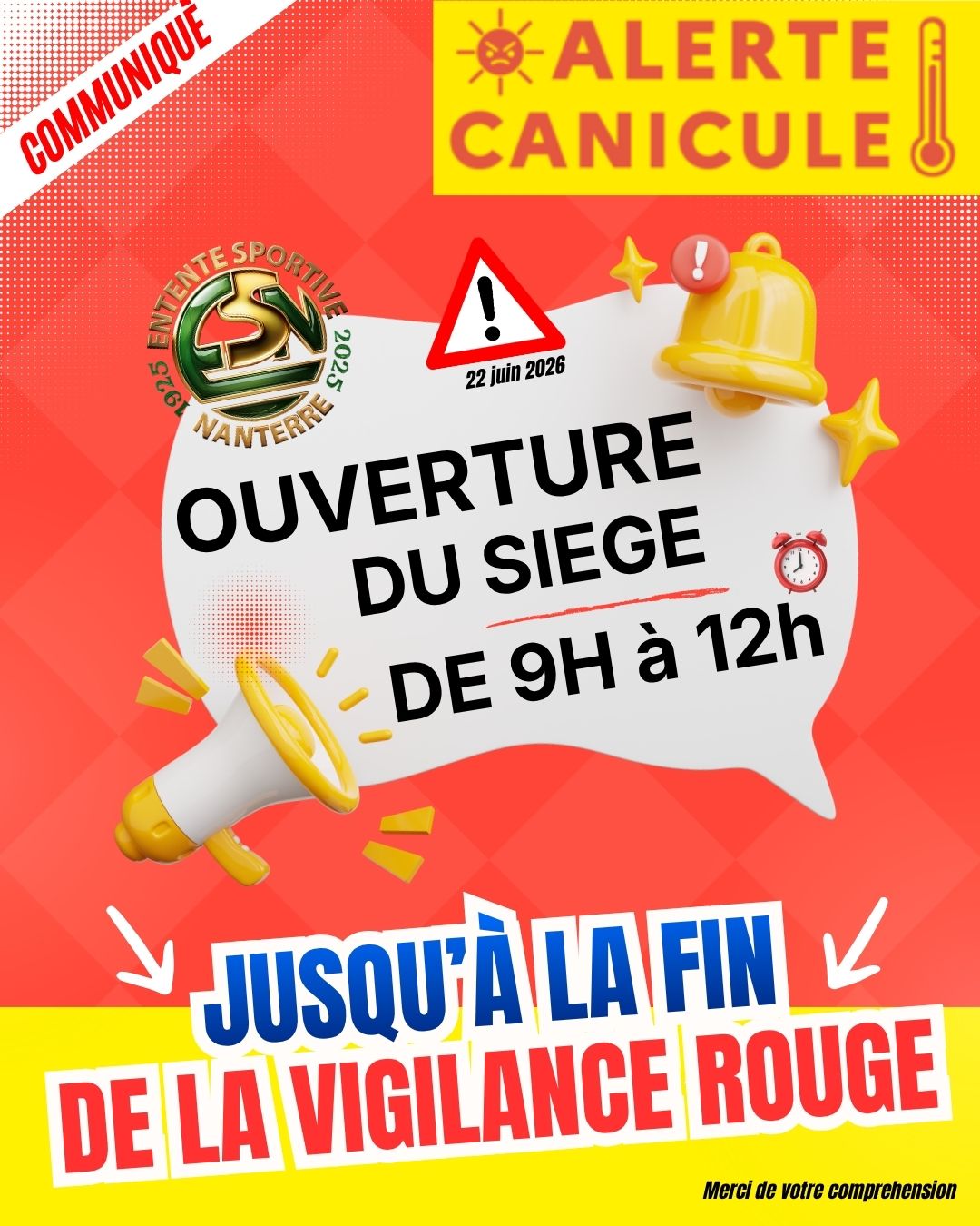 ESN SIEGE CANICULE HEURES JUIN26